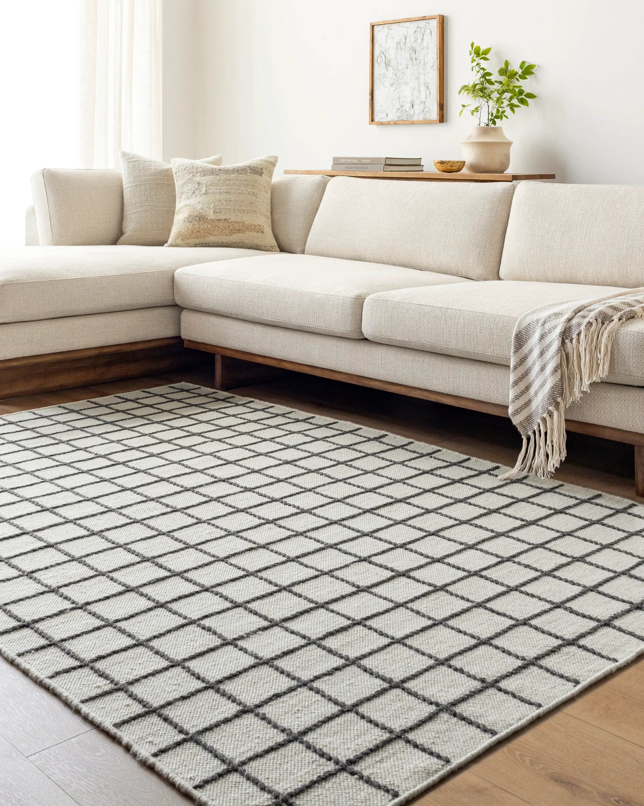 Marcela MCL-2302 Ivory Area Rug by LIVABLISS