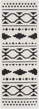 Surya Moroccan Shag MCS-2305 Black Area Rug by LIVABLISS