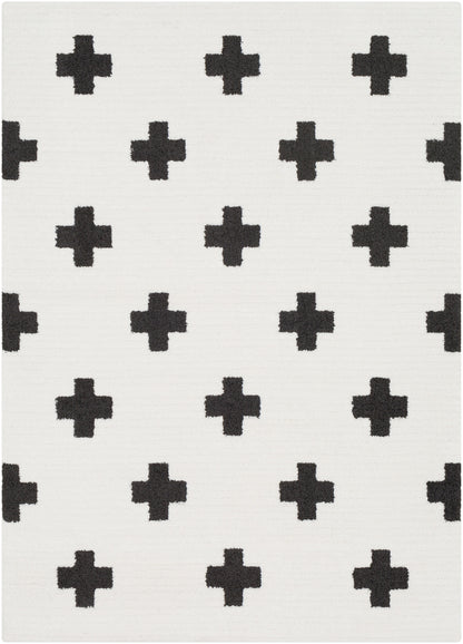 Surya Moroccan Shag MCS-2306 Black Area Rug by LIVABLISS