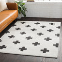 Surya Moroccan Shag MCS-2306 Black Area Rug by LIVABLISS