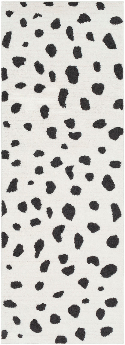 Surya Moroccan Shag MCS-2307 Black Area Rug by LIVABLISS