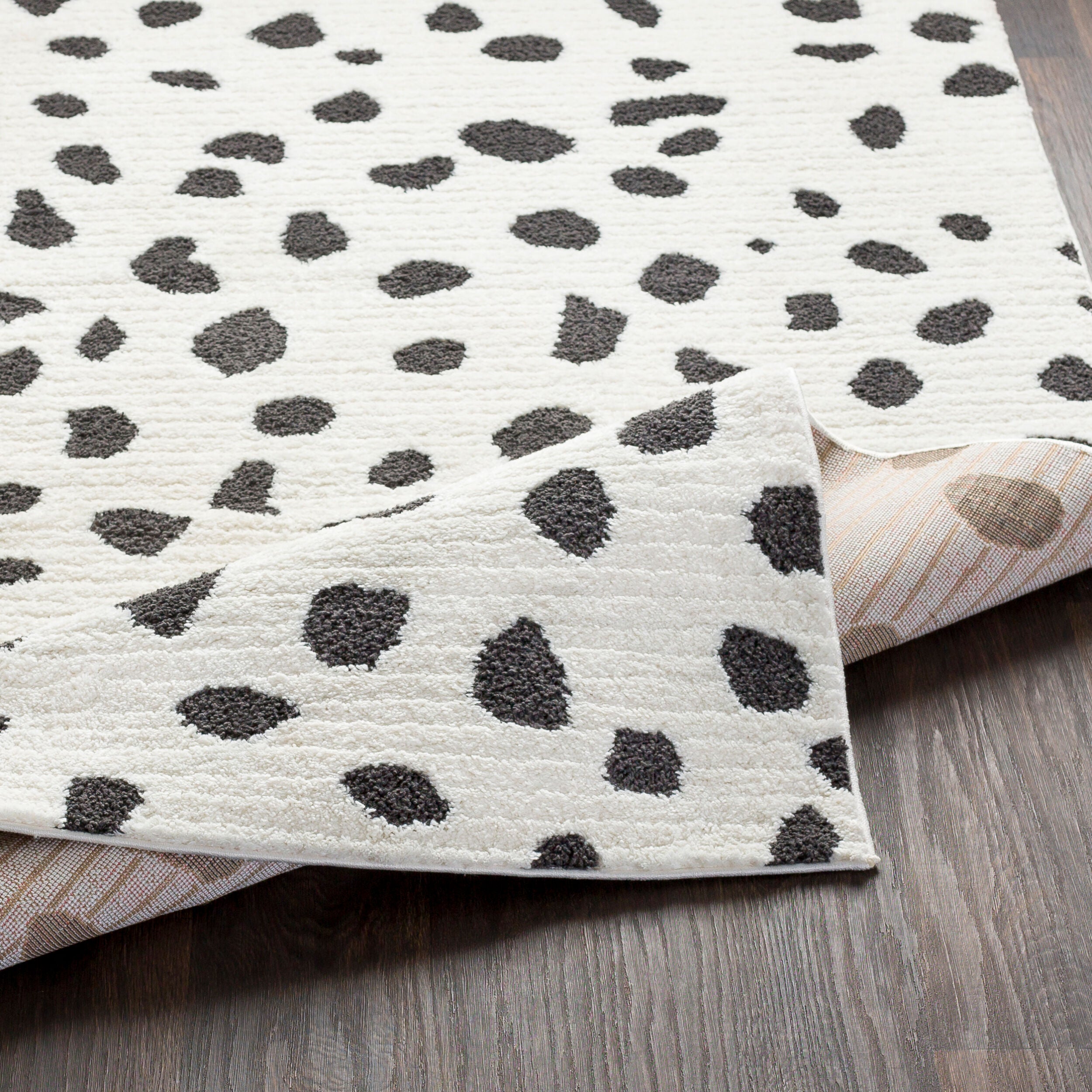 Surya Moroccan Shag MCS-2307 Black Area Rug by LIVABLISS