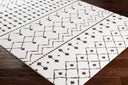 Surya Moroccan Shag MCS-2309 White Area Rug by LIVABLISS