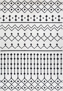 Surya Moroccan Shag MCS-2309 White Area Rug by LIVABLISS