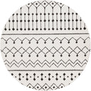 Surya Moroccan Shag MCS-2309 White Area Rug by LIVABLISS