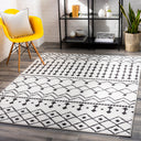 Surya Moroccan Shag MCS-2309 White Area Rug by LIVABLISS