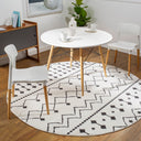 Surya Moroccan Shag MCS-2309 White Area Rug by LIVABLISS