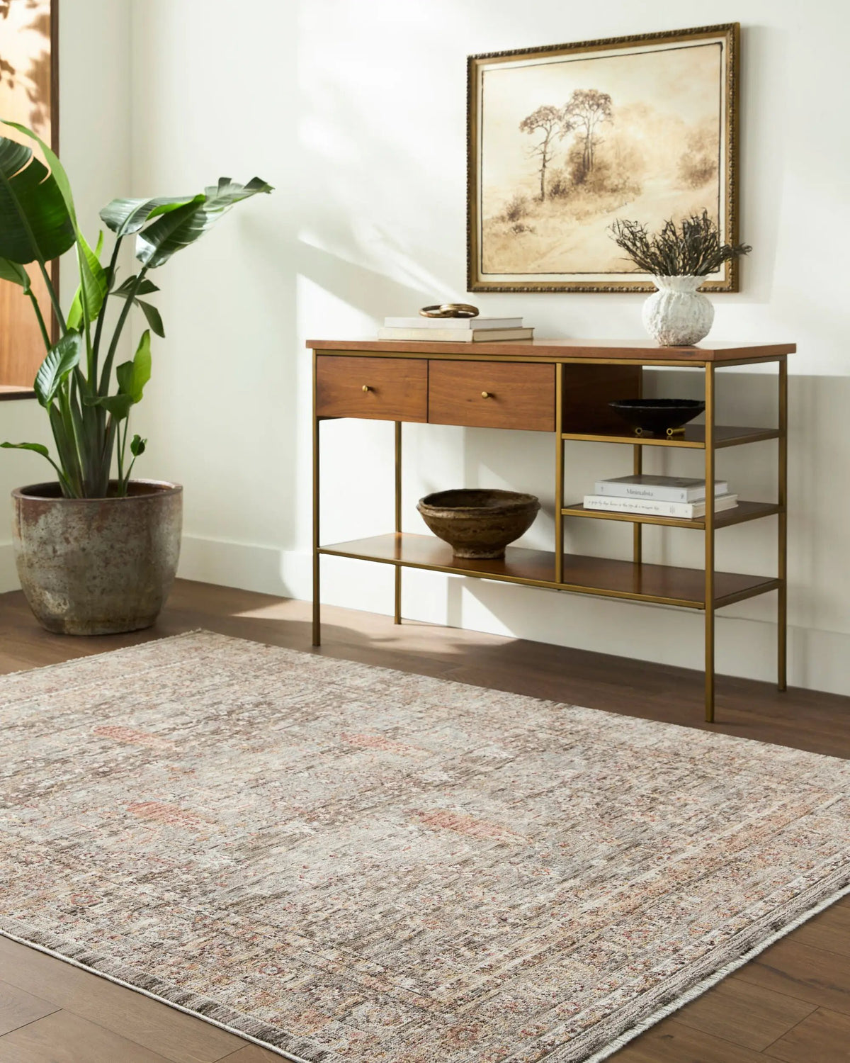 LIVABLISS Mansfield MFD-2301 Dark-Brown Area Rug