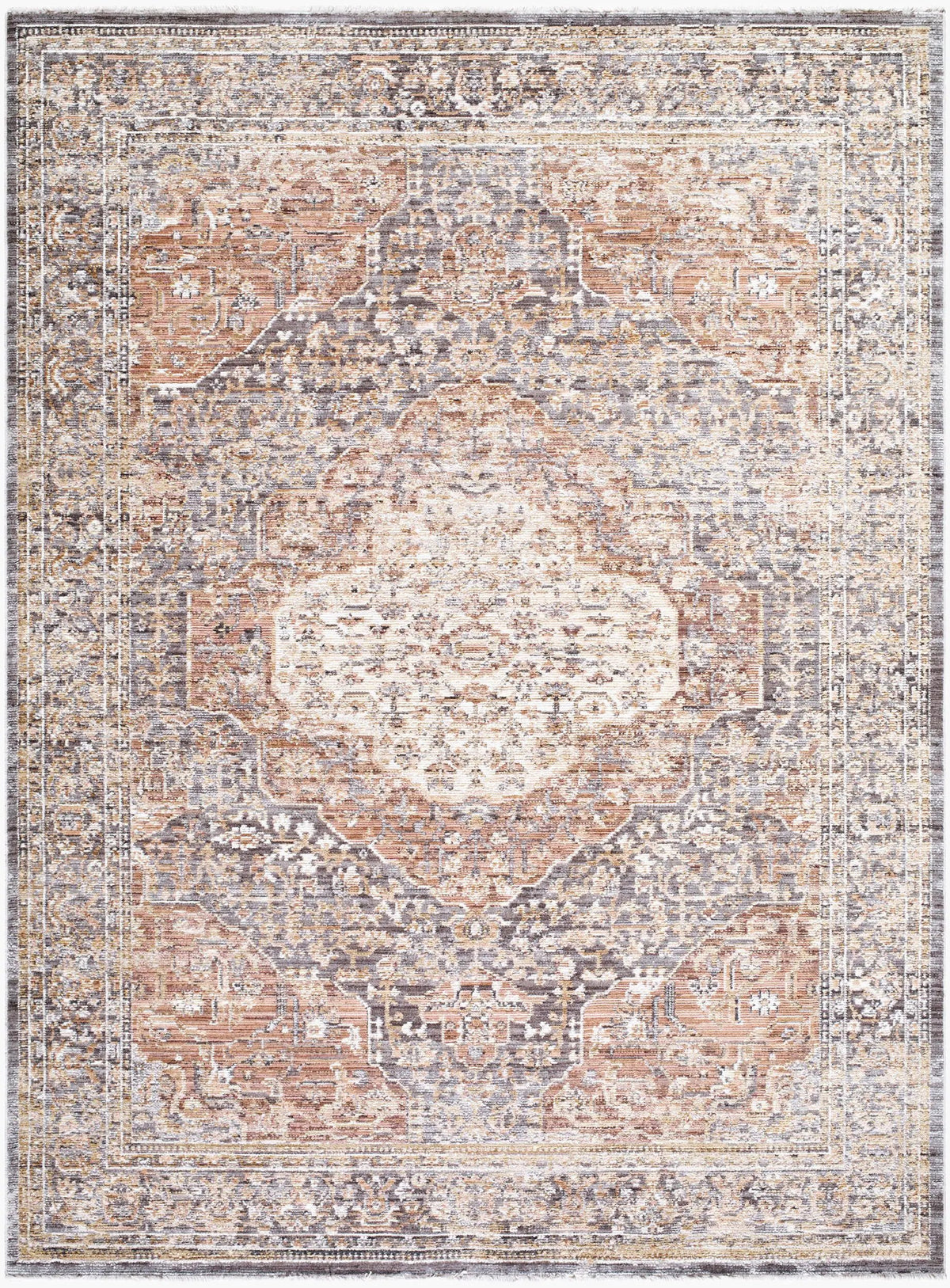 LIVABLISS Mansfield MFD-2308 Gray Area Rug