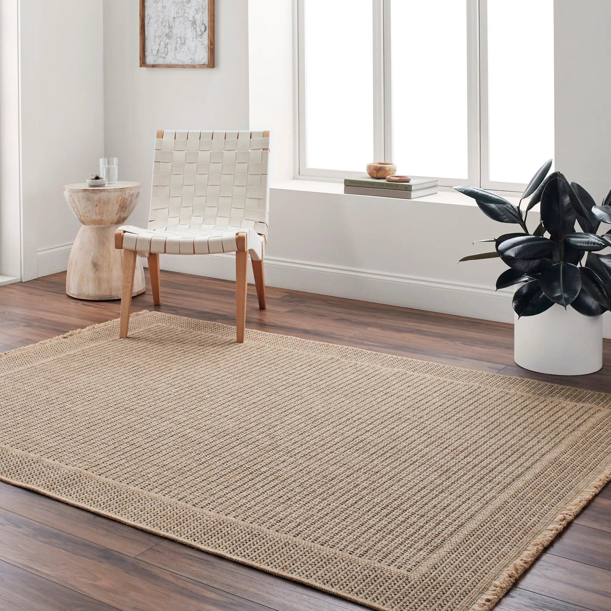 Mirage MGE-2301 Tan Area Rug by LIVABLISS