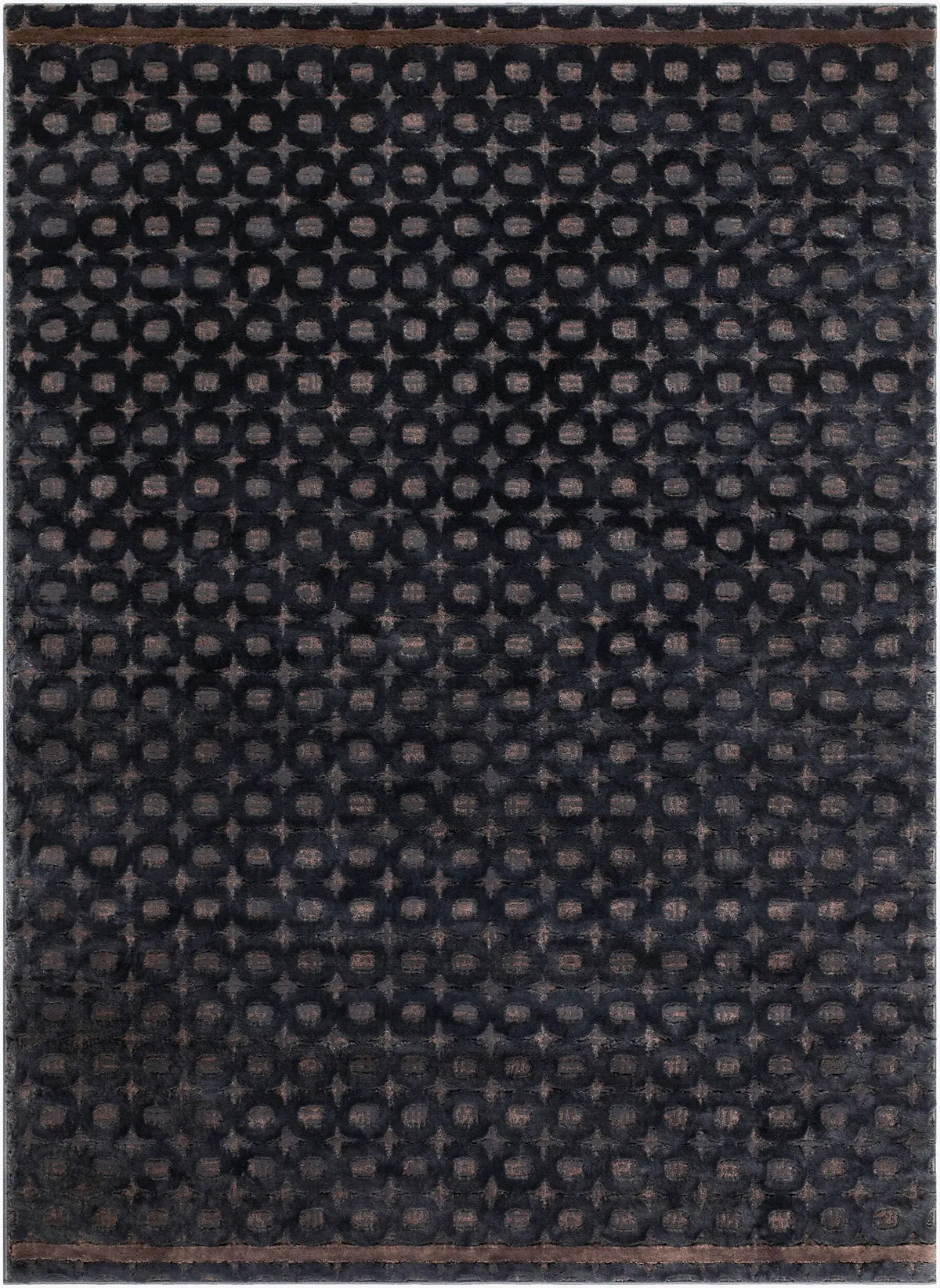 LIVABLISS Macchiato MHO-2302 Black Area Rug