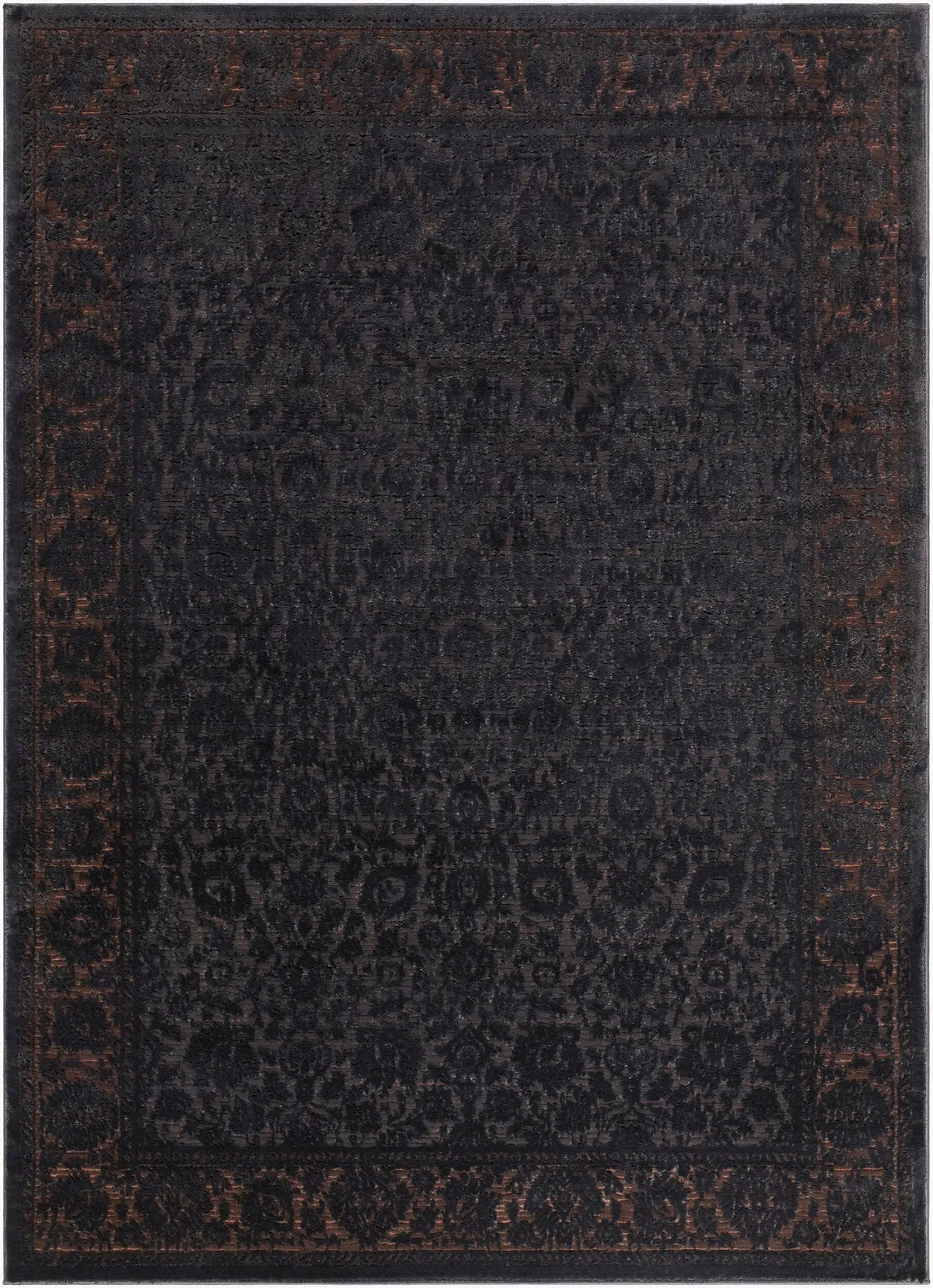 LIVABLISS Macchiato MHO-2303 Black Area Rug