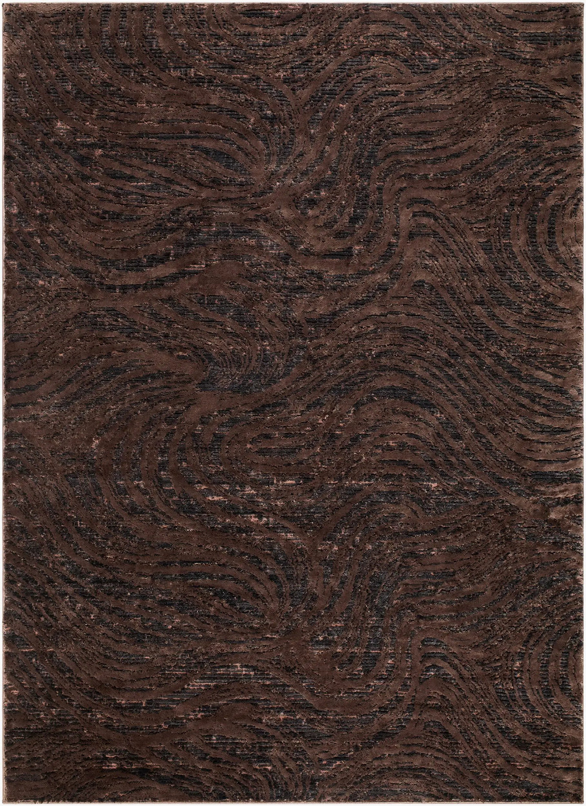 LIVABLISS Macchiato MHO-2304 Dark-Brown Area Rug