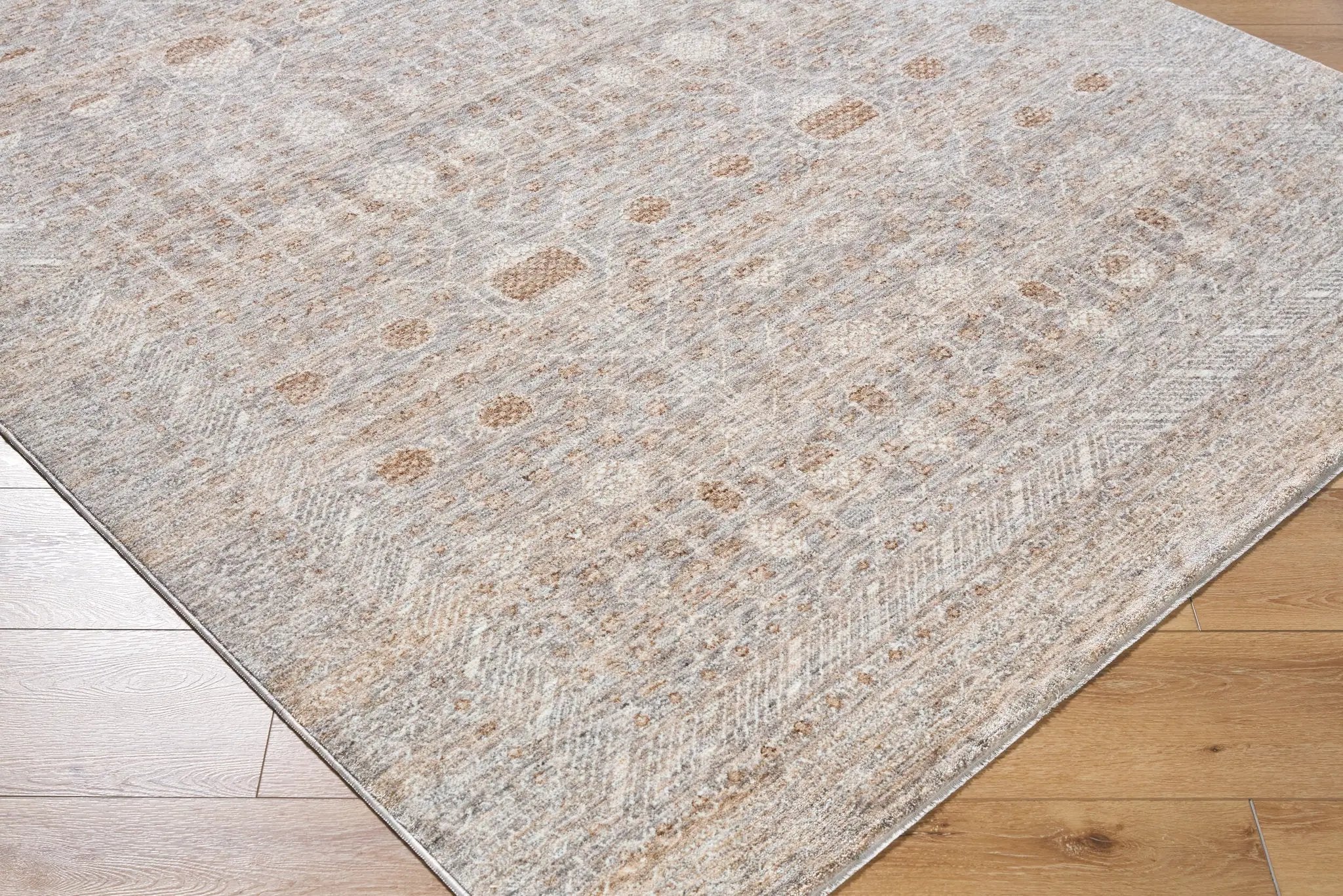 Misterio Plus MIP-2304 Gray Area Rug by LIVABLISS