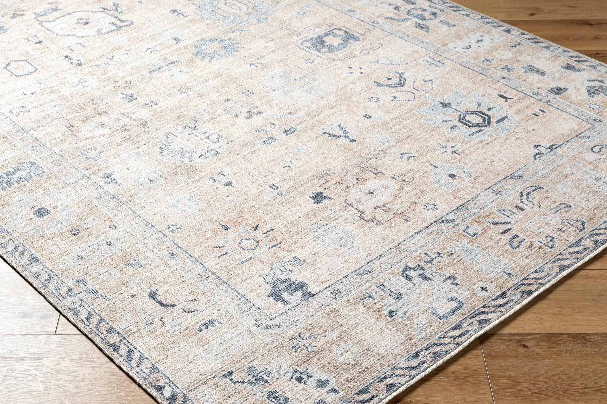 Marlon MLO-2306 Light-Beige Area Rug by LIVABLISS