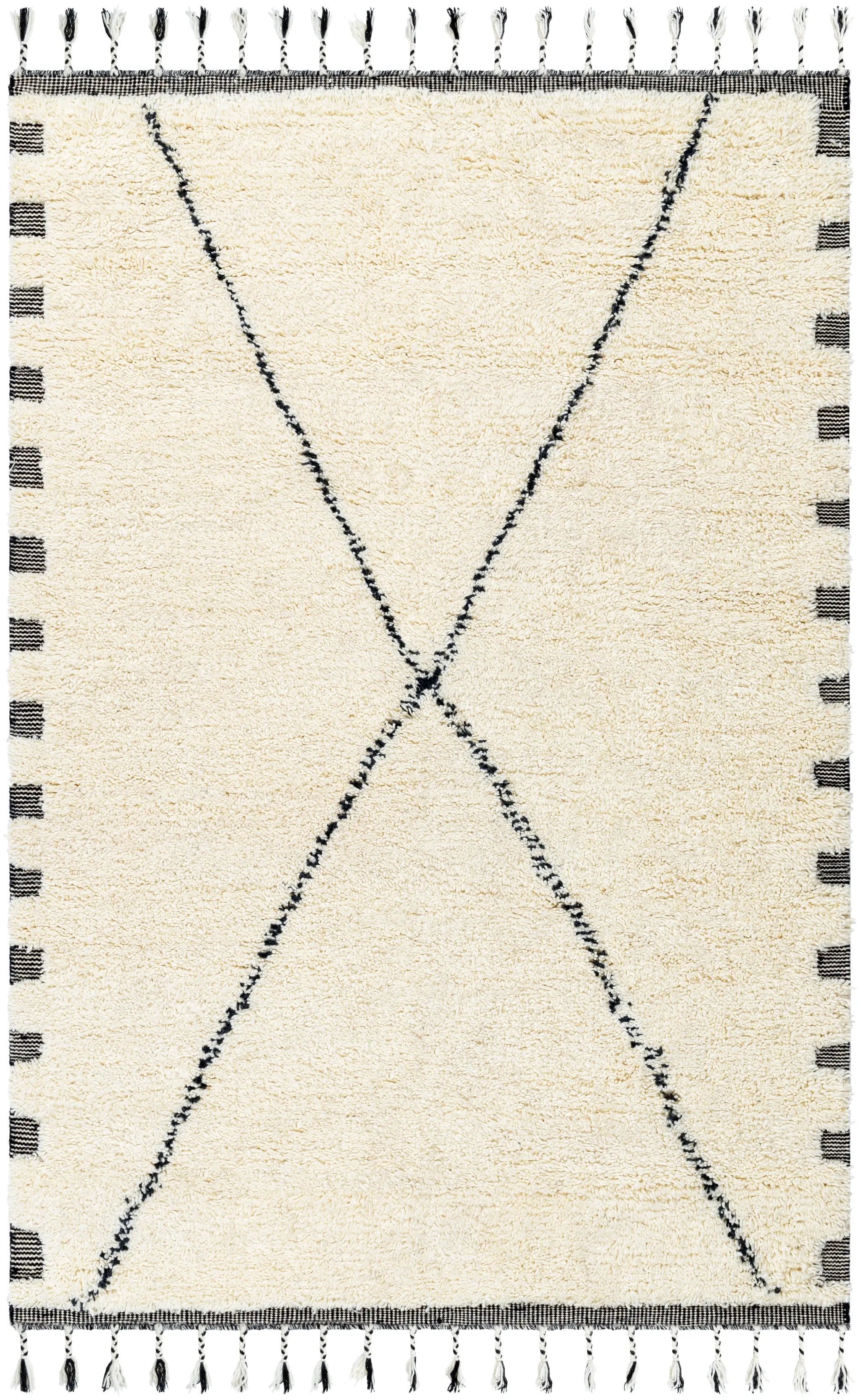 Mirela MMI-2306 Ivory Area Rug by LIVABLISS