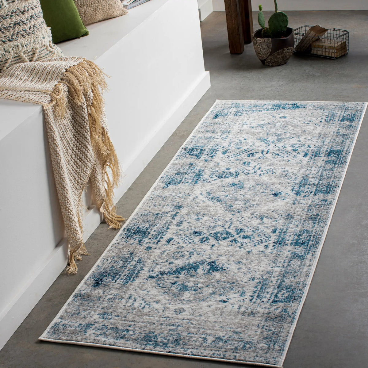 LIVABLISS Monte Carlo MNC-2313 Blue Area Rug