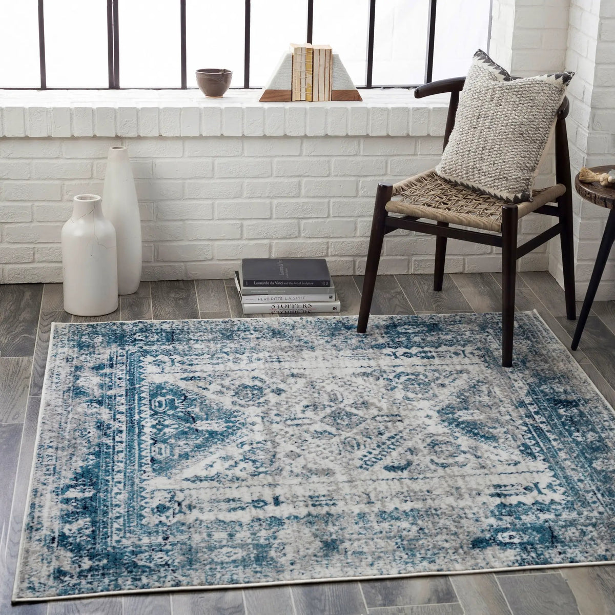 LIVABLISS Monte Carlo MNC-2313 Blue Area Rug
