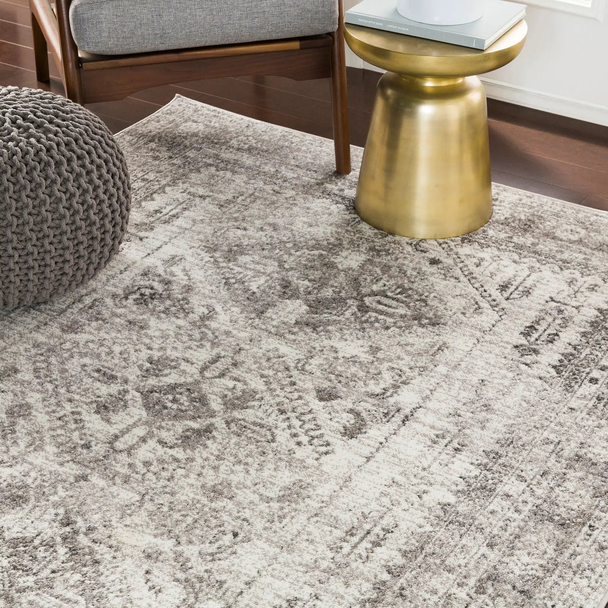LIVABLISS Monte Carlo MNC-2314 White Area Rug