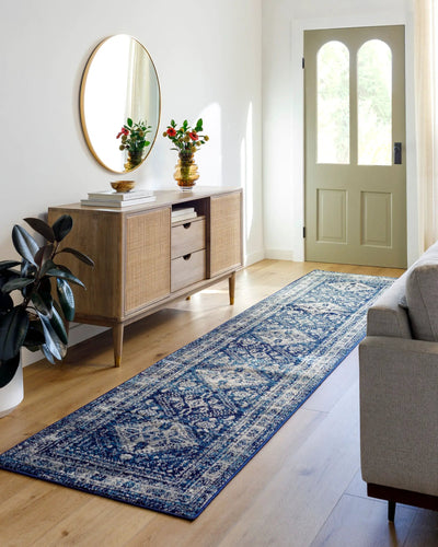 LIVABLISS Monte Carlo MNC-2315 Navy Area Rug
