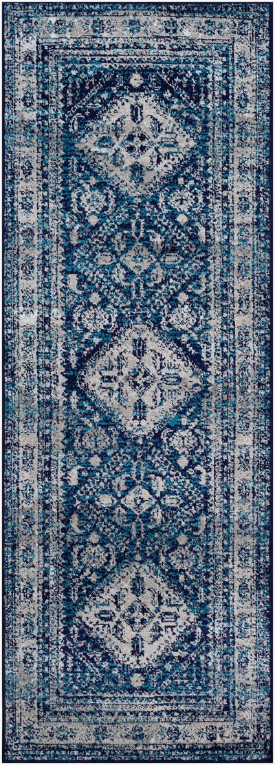 LIVABLISS Monte Carlo MNC-2315 Navy Area Rug