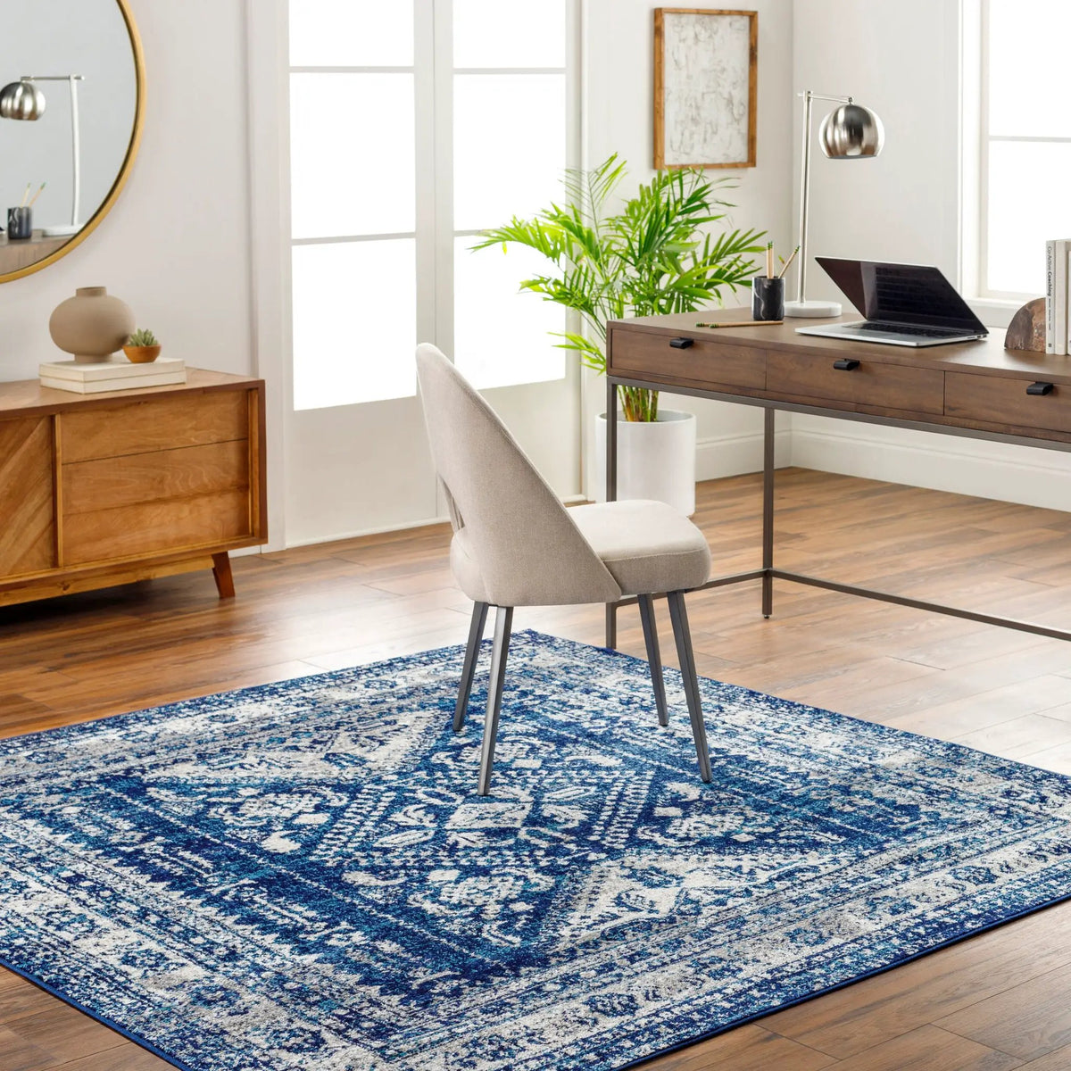 LIVABLISS Monte Carlo MNC-2315 Navy Area Rug