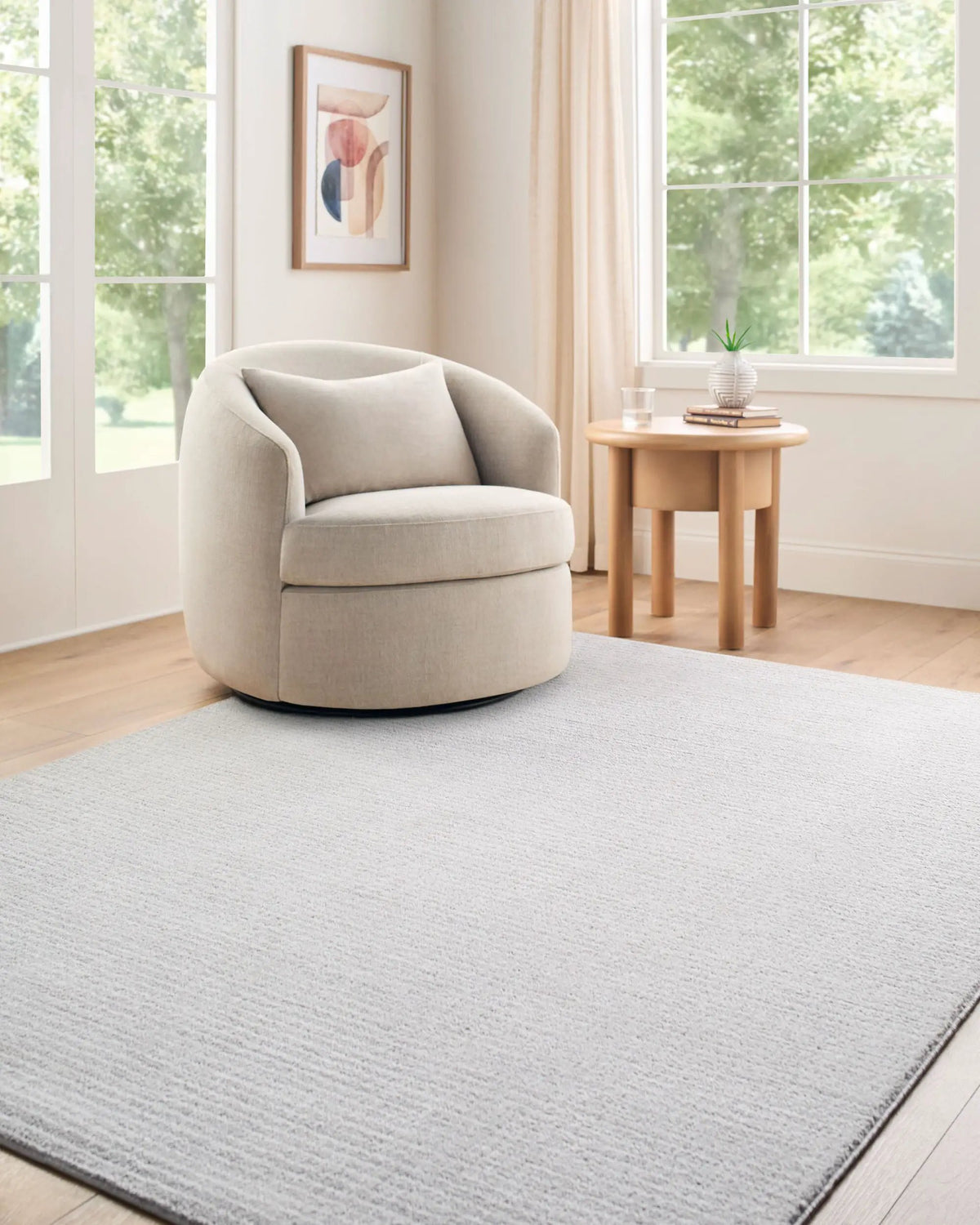 LIVABLISS Maribor MOB-2307 Charcoal Area Rug