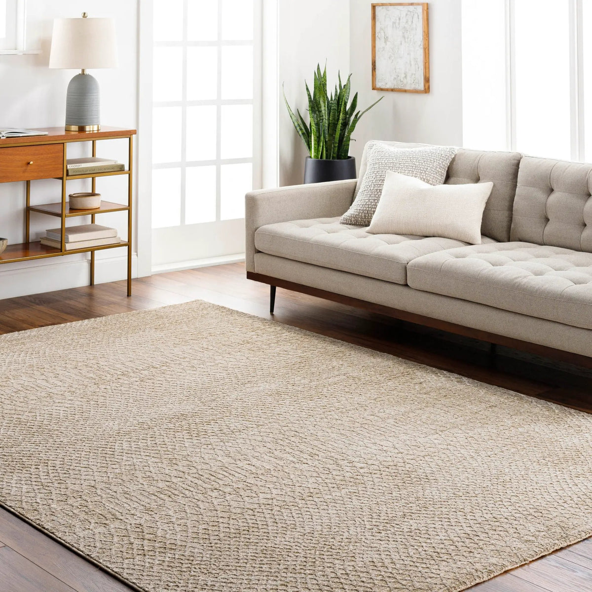 LIVABLISS Masterpiece MPC-2303 Light-Gray Area Rug