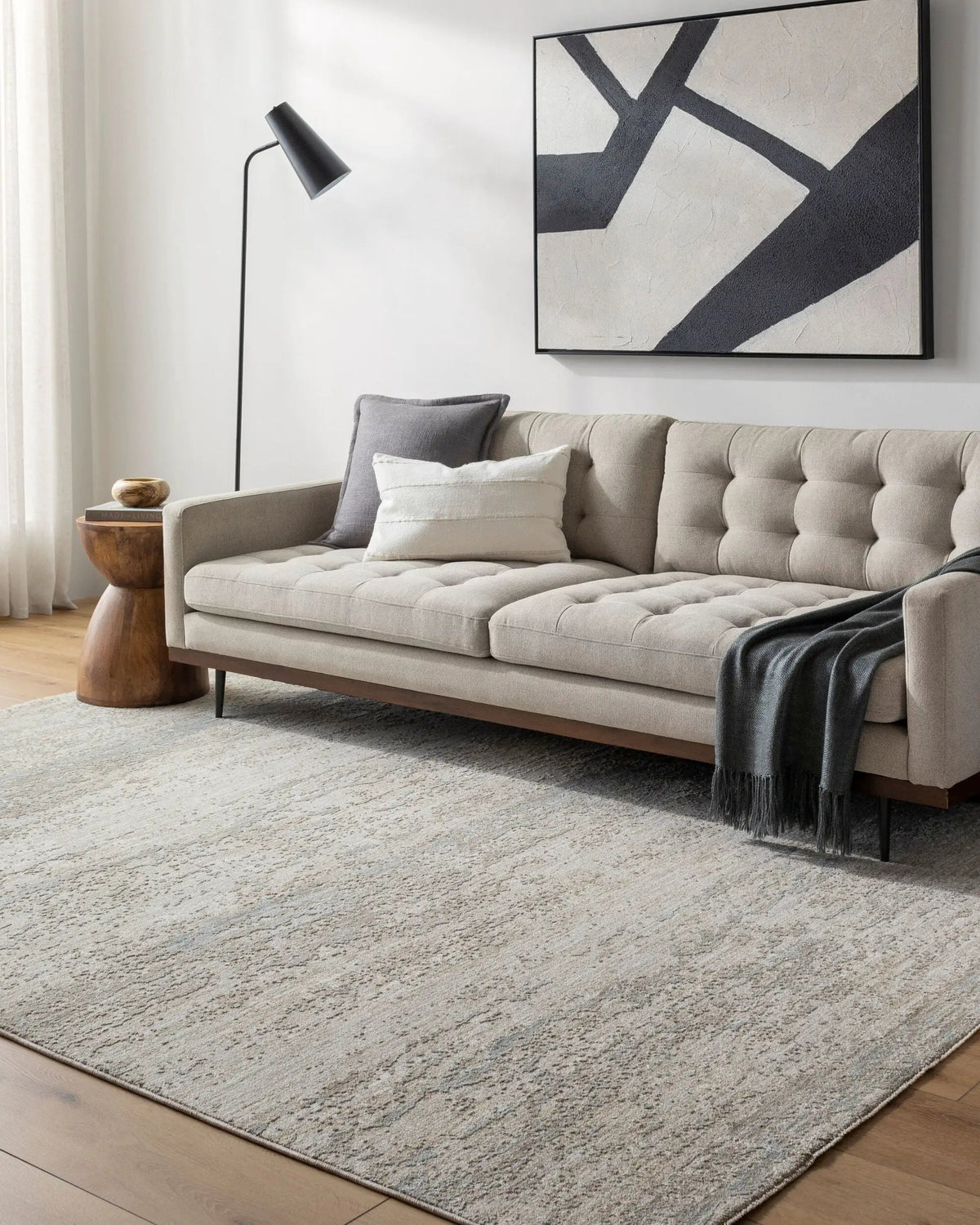 LIVABLISS Masterpiece MPC-2319 Light-Gray Area Rug