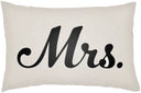 Surya Mr & Mrs MRSS-001 Lumbar Pillow by LIVABLISS