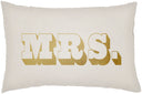 Surya Mr & Mrs MRSS-002 Lumbar Pillow by LIVABLISS