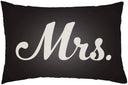 Surya Mr & Mrs MRSS-003 Lumbar Pillow by LIVABLISS