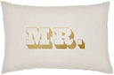 Surya Mr & Mrs MRSS-006 Lumbar Pillow by LIVABLISS