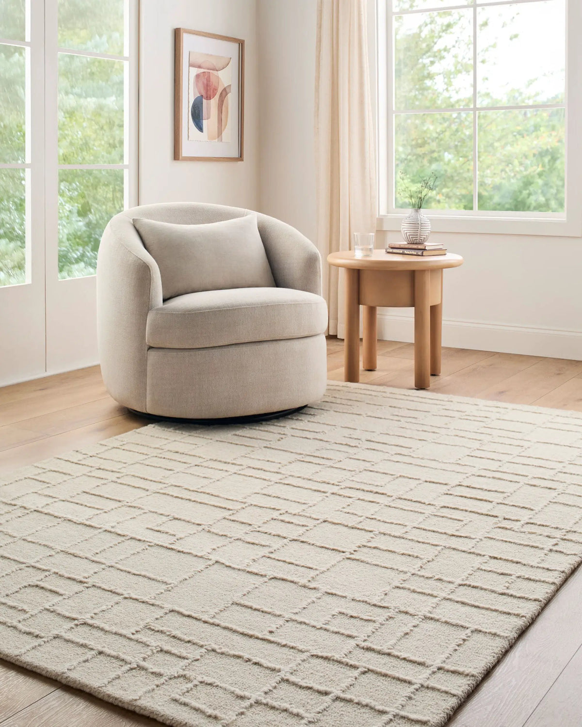 LIVABLISS Matterhorn MTH-2303 Ivory Area Rug