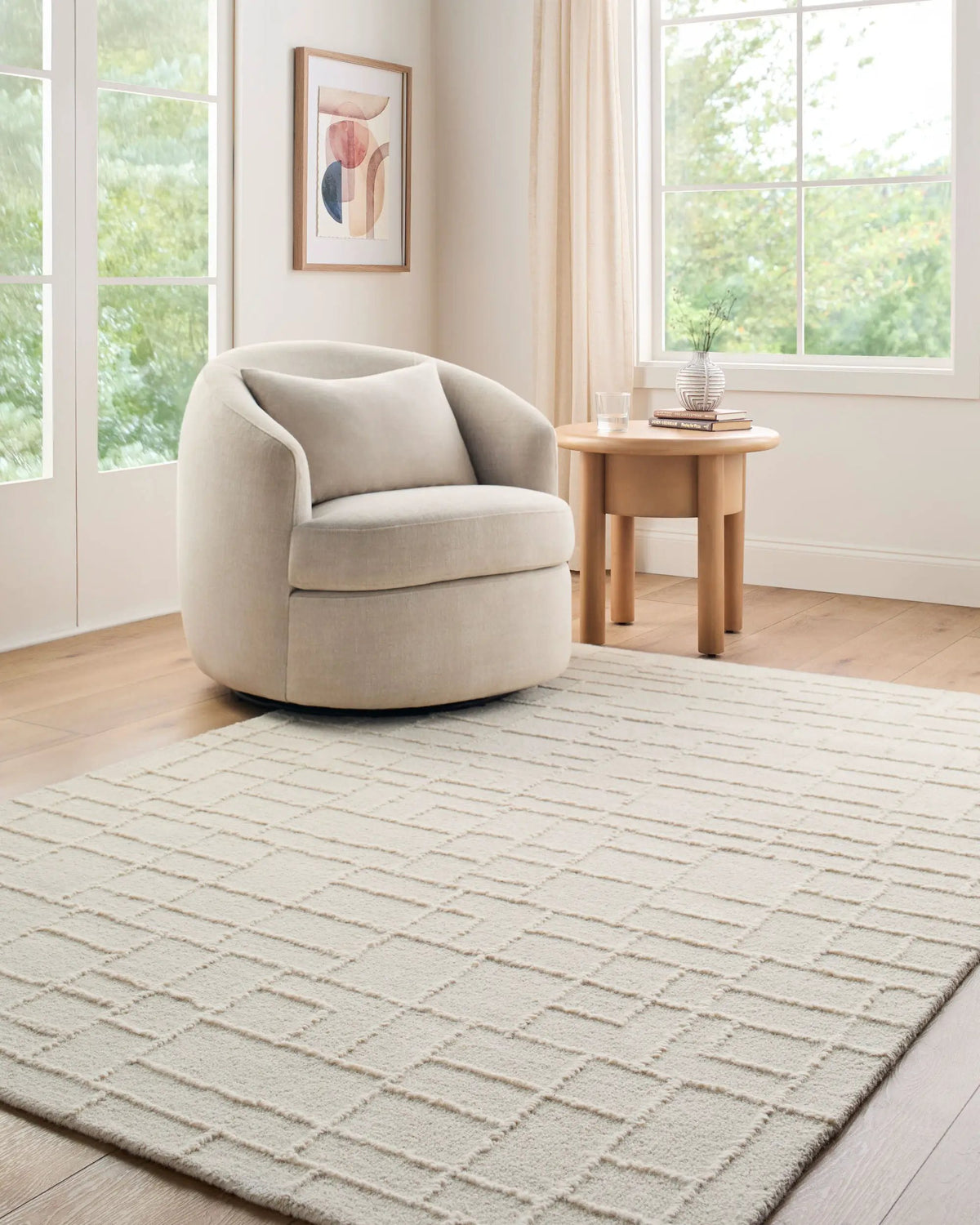 LIVABLISS Matterhorn MTH-2305 Ivory Area Rug