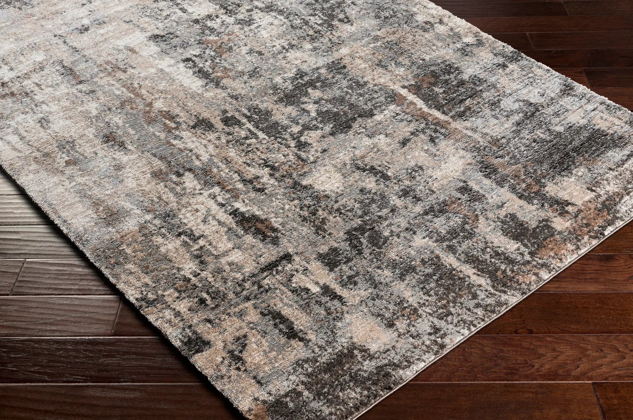 Montana MTN-2303 Charcoal Area Rug by LIVABLISS