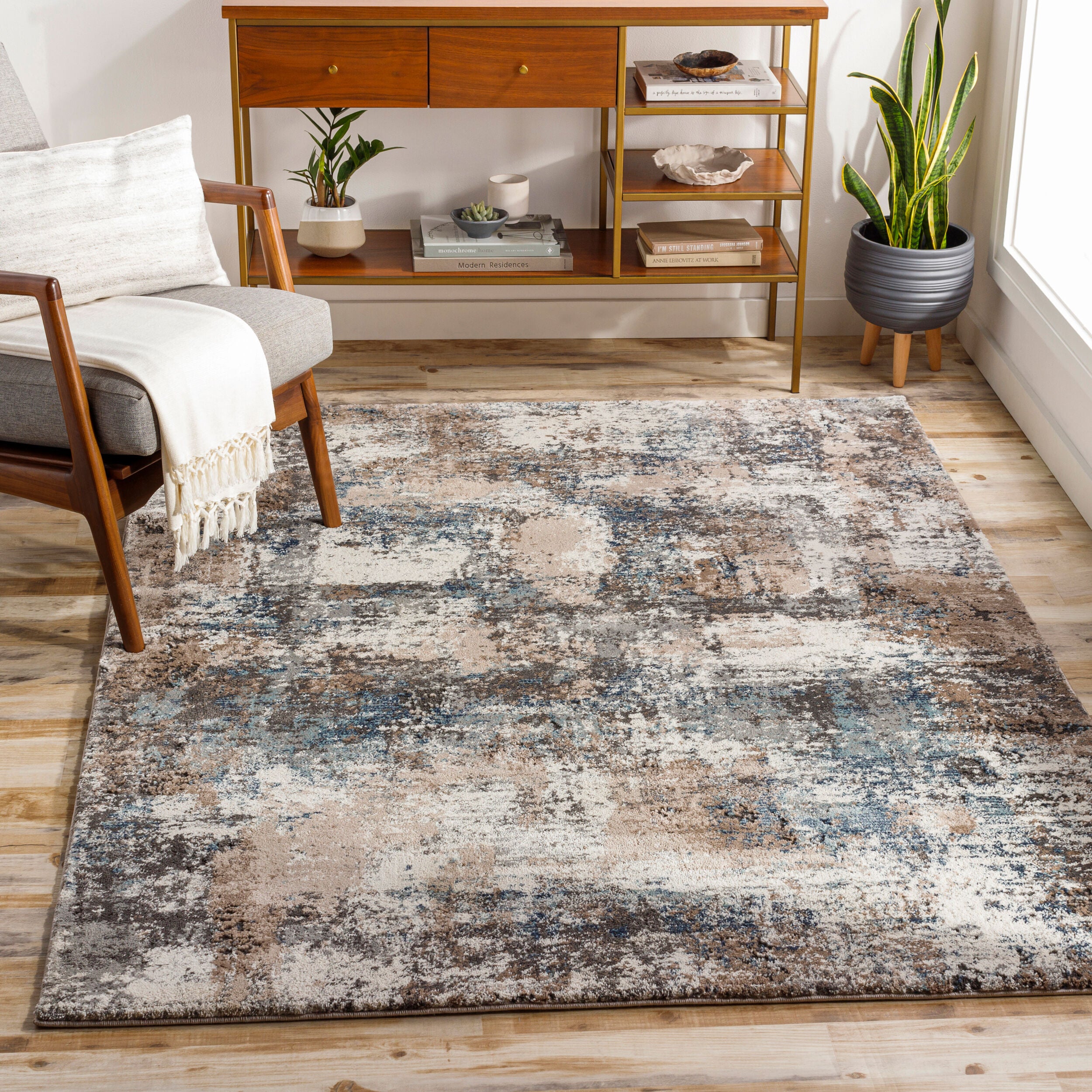 Surya Montana MTN-2308 Denim Area Rug by LIVABLISS