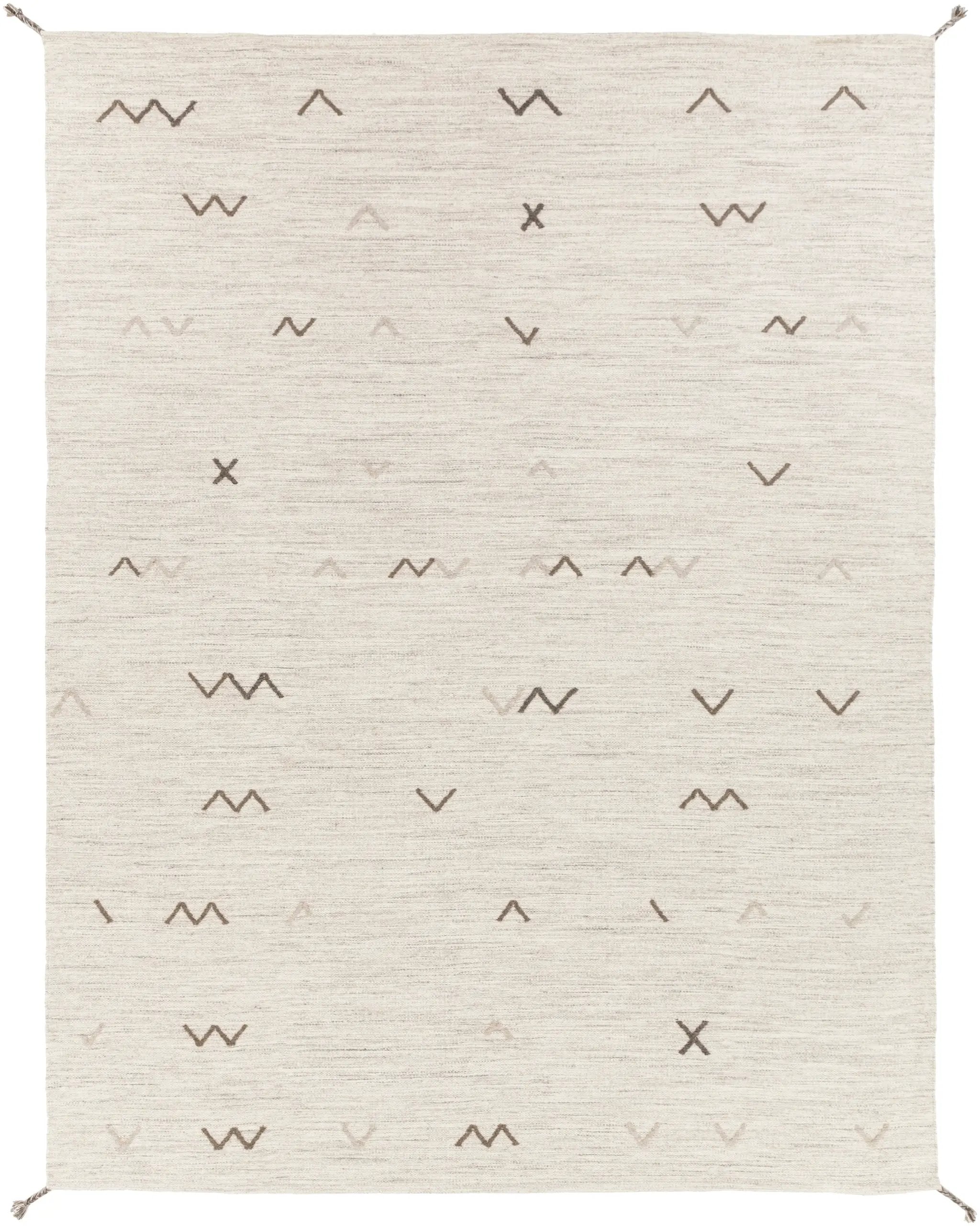 Montezuma MTZ-2004 Off-White Area Rug by LIVABLISS