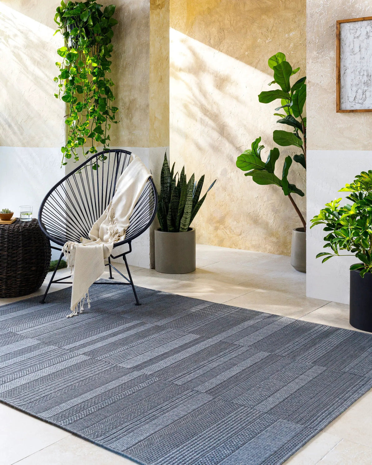 Livabliss x Margaritaville Five O'Clock Somewhere MXFO-2300 Slate-Gray Area Rug
