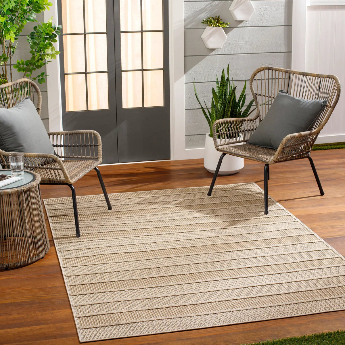 Livabliss x Margaritaville La Playa MXLP-2300 Beige Area Rug