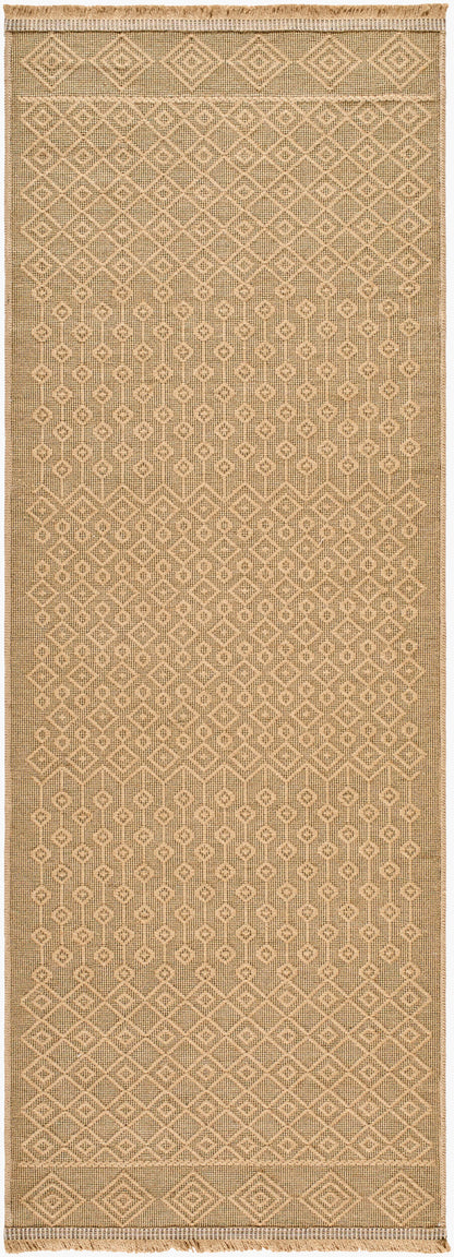 Surya Mystery MYS-2303 Tan Machine Washable Area Rug by LIVABLISS