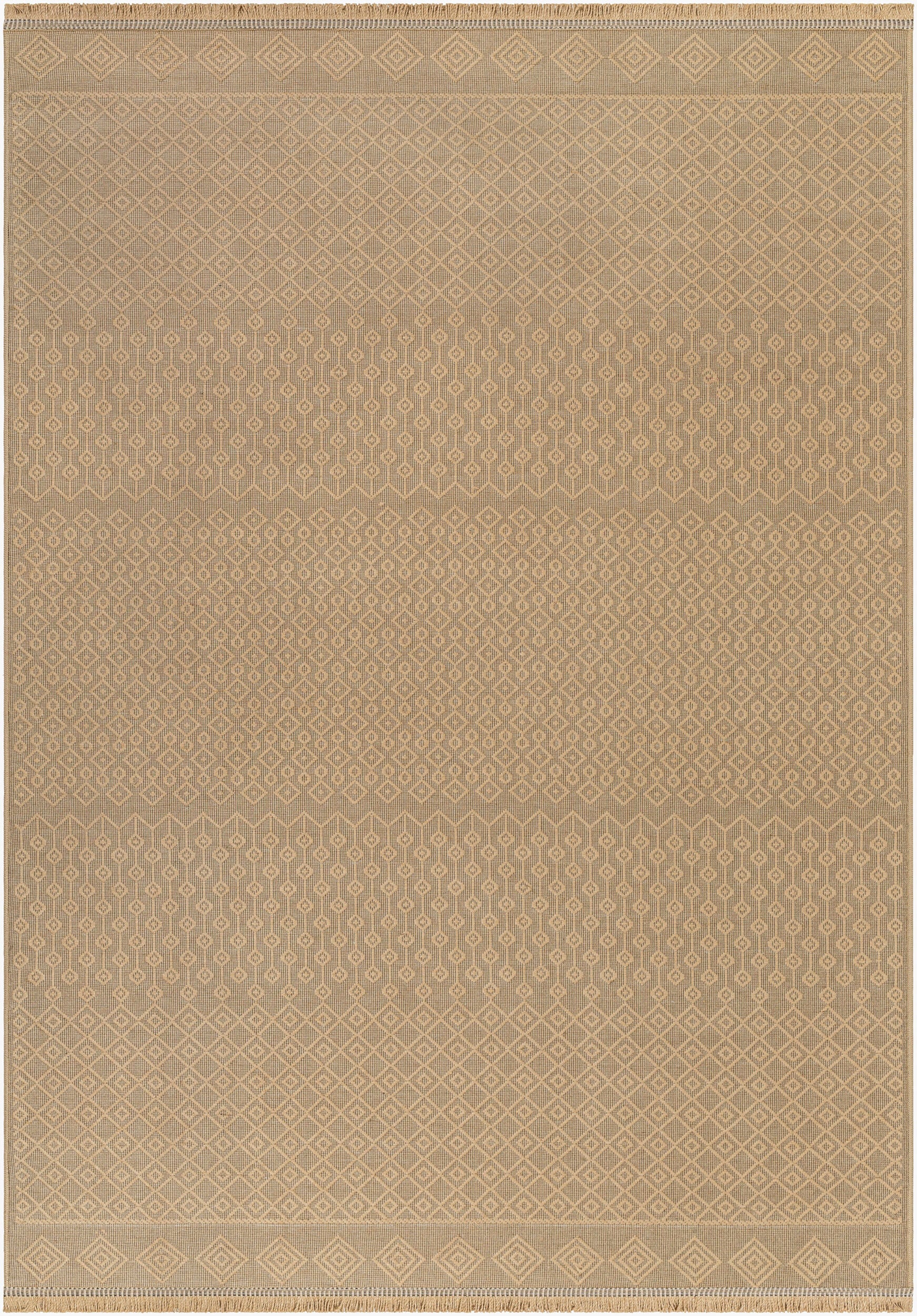 Surya Mystery MYS-2303 Tan Machine Washable Area Rug by LIVABLISS