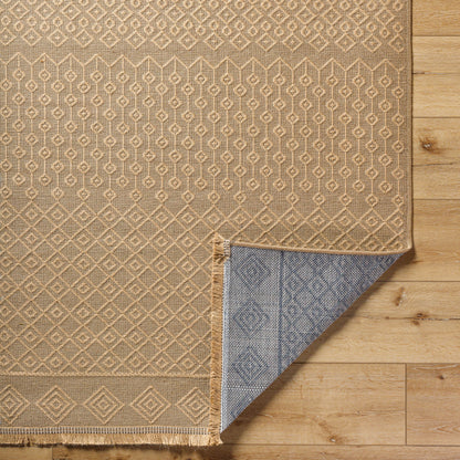 Surya Mystery MYS-2303 Tan Machine Washable Area Rug by LIVABLISS