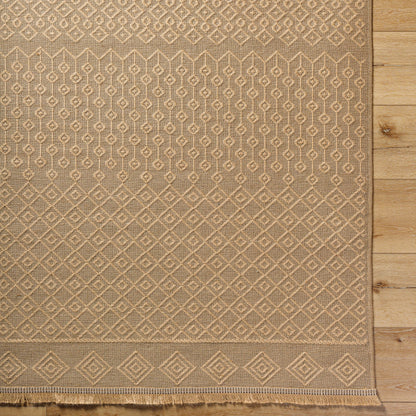 Surya Mystery MYS-2303 Tan Machine Washable Area Rug by LIVABLISS