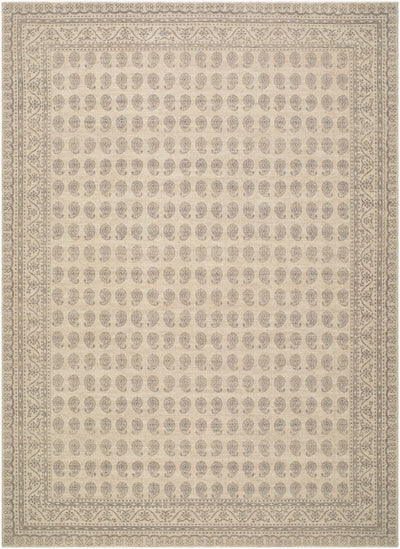 Alo NBAL-2301 Medium Gray Area Rug by Nabela Noor Home x LIVABLISS