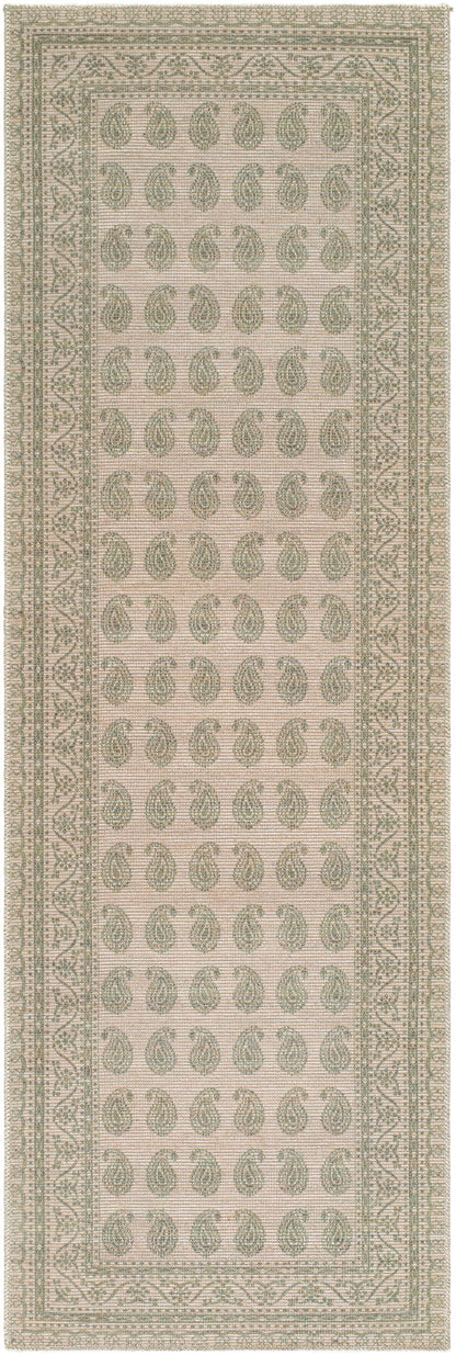 Nabela Noor Home x Livabliss Alo NBAL-2302 Medium Green Area Rug
