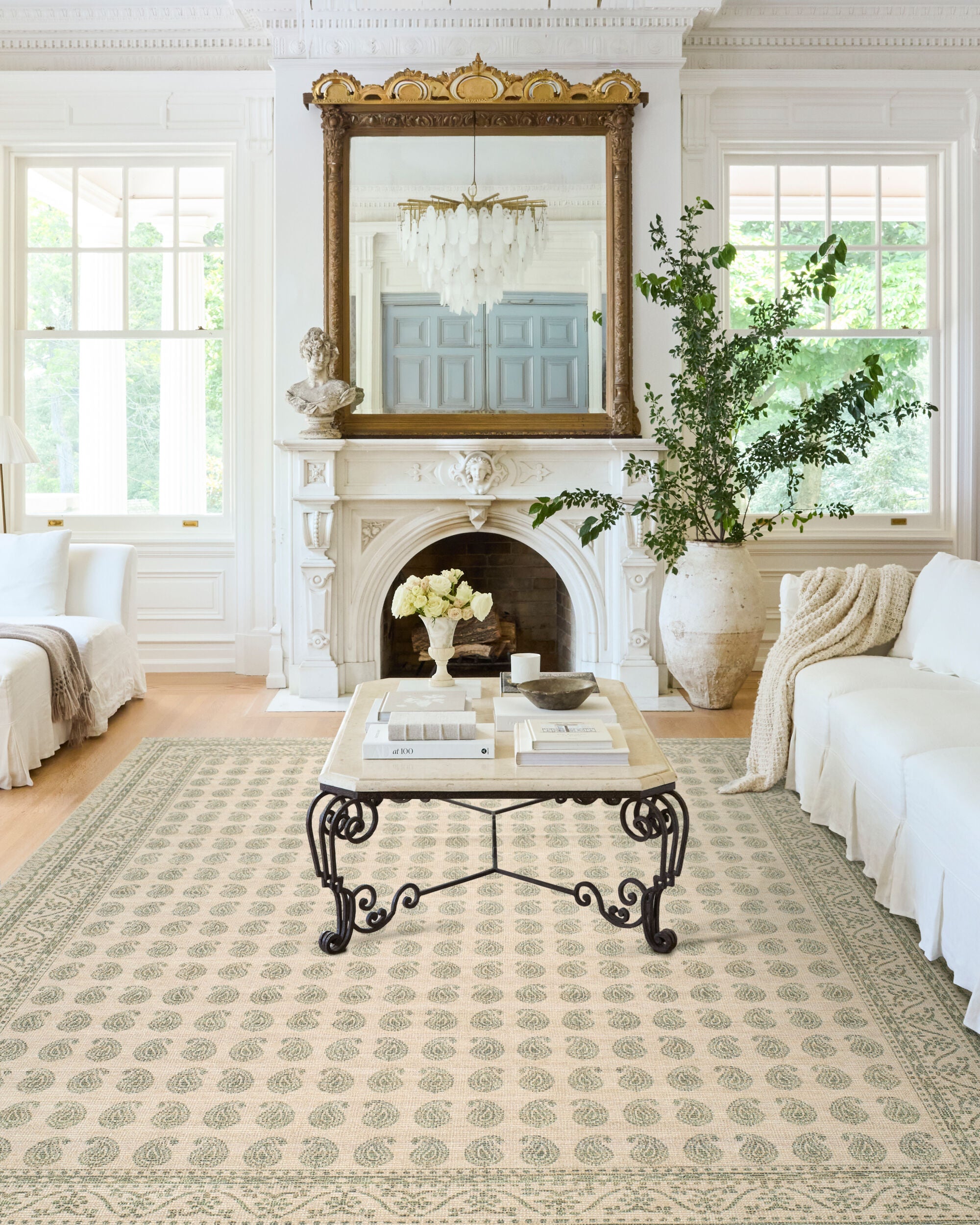 Nabela Noor Home x Livabliss Alo NBAL-2302 Medium Green Area Rug