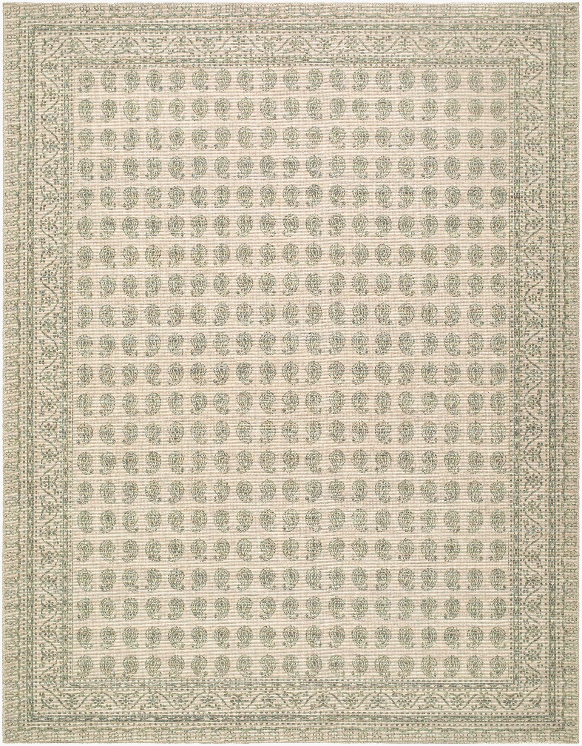 Nabela Noor Home x Livabliss Alo NBAL-2302 Medium Green Area Rug