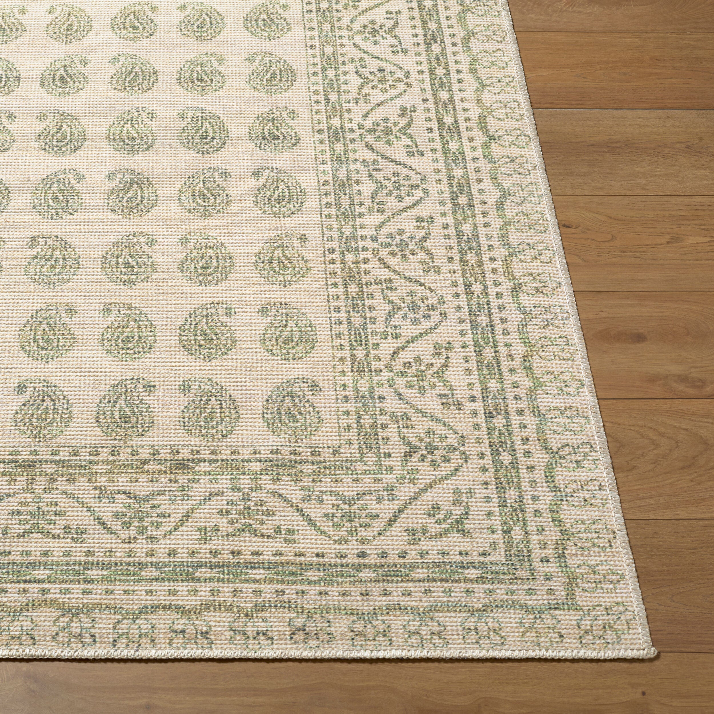 Nabela Noor Home x Livabliss Alo NBAL-2302 Medium Green Area Rug