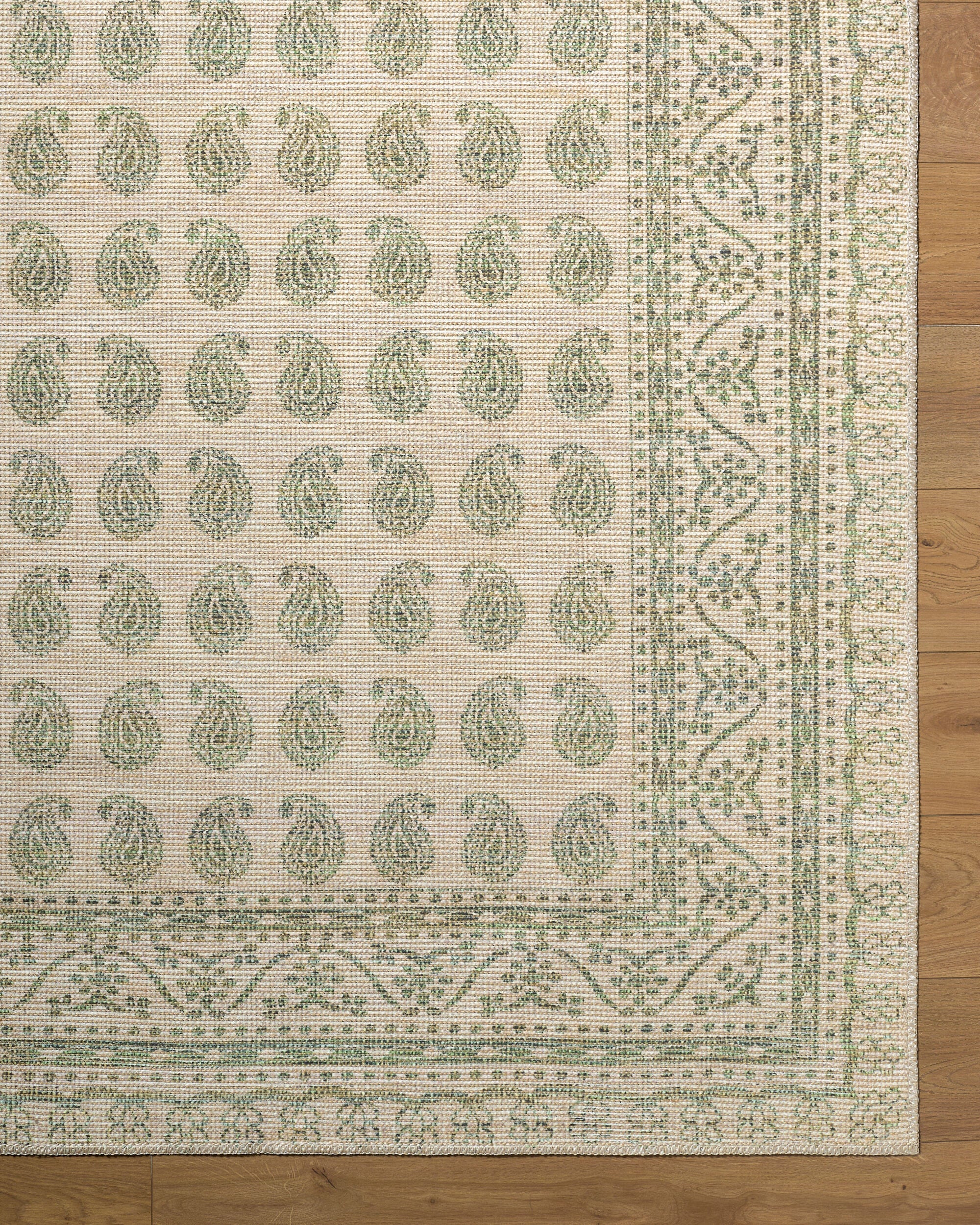 Nabela Noor Home x Livabliss Alo NBAL-2302 Medium Green Area Rug